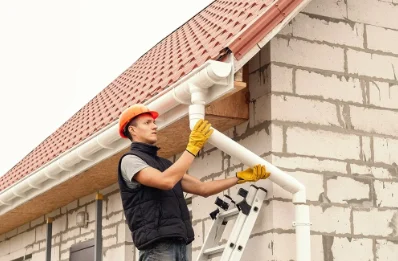 Pose et remplacement de gouttières à Chauvé